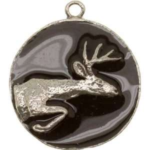  Elk Pewter Pendant, Black: Arts, Crafts & Sewing