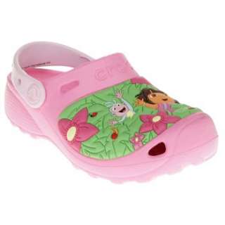 Girls Crocs Dora And Boots Jungle Pink Sandals  