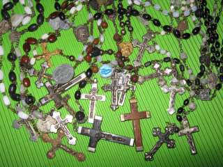     Gebetskette   Rosary 17 x   Pilgermedaillen   Hl.Rock   1x Relic