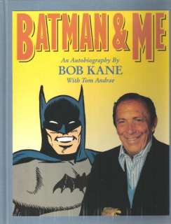 Batman & Me An Autobiography By Bob Kane Hardcover Book  