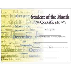   Award Certificates (10 Pack)   Student of the Month