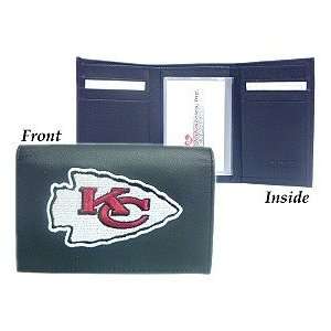  Kansas City Chiefs Embroidered Leather Tri Fold Wallet Catalog 