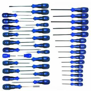 Wiha 46099 Screwdriver Set, Slotted And Phillips With Bit Holder and 