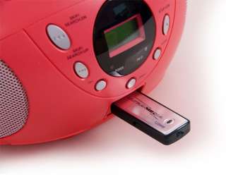 Kinder Boomblaster CD Player UKW MW Radio Spieler USB MP3 Denver TCU 