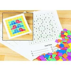    Quick Stick Quilt Paper Mosaics Craft Kit (Makes 48) Toys & Games