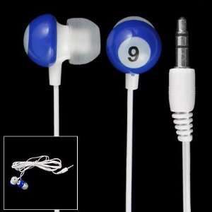   Silicone Earbuds 3.5mm Blue In Ear Earphone
