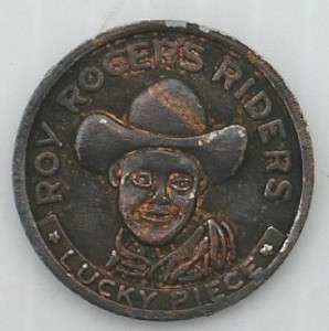 Roy Rogers Riders Good Luck Forever Token Coin Medal  