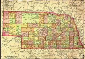 1896 History & Genealogy of Dixon County Nebraska NE  