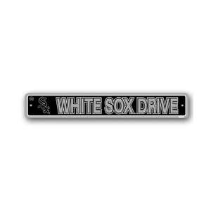   Chicago White Sox MLB Street Signs   4 X 24 Styrene: Home & Kitchen