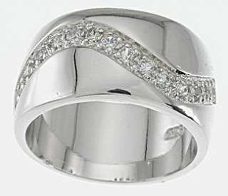 75Ct. Cubic Zirconia Sterling Silver Anniversary Band  