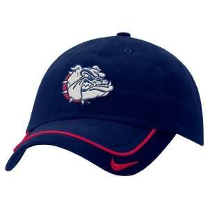  Nike Gonzaga Bulldogs Navy Blue Turnstyle Hat: Sports 