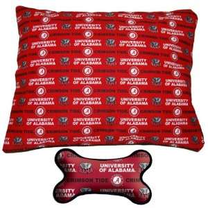 Alabama Crimson Tide Pillow Dog Bed & Toy