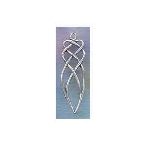 Lovers Embrace Celtic Pendant Sterling Silver Jewelry