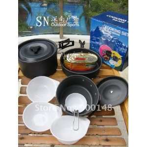  camping pot hiking cooking set picnic cookware ds300 