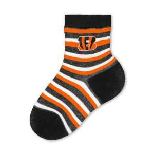   : Cincinnati Bengals Infant Black NFL Stripe Socks: Sports & Outdoors