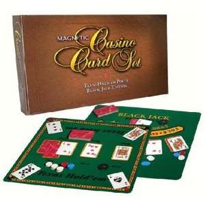  Family Games Magnetic Casino Card Set: Toys & Games