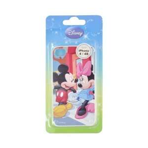 For Apple iPhone 4S 4 Mickey & Minnie Mouse Walking OEM Disney Hard 