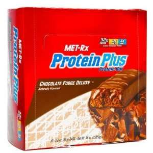  Met Rx  Muscle Building Protein Plus Bar, Chocolate Fudge 