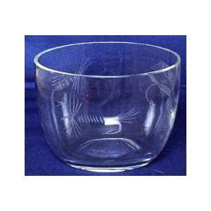   Fly Small Glass Salad Bowl 3 1/2H 4 3/4D Set of Two: Home & Kitchen