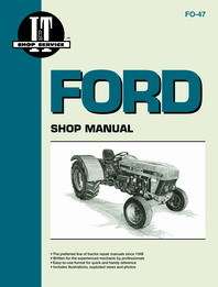 Ford Tractor Shop Manual FO47 3230, 3430, 3930, 4630  