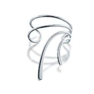  925 Sterling Silver Whimsical Ear Cuff Right Ear: Jewelry