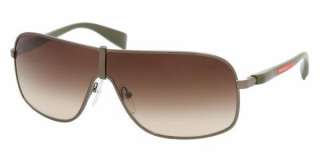   Prada SPS 54L 7JO6S1 Military Green / Brown Gradient Sunglasses  