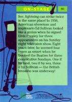 BEATLES Card The Ed Sullivan Show TRADING CARD MINT  
