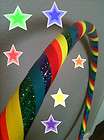 Rainbow CHILD DANCE & EXERCISE Hula Hoop GLITTER COLORFUL kids fitness 