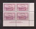 Canada #273 VF/NH Plate #1 LR Block