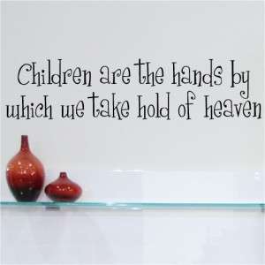 Children Heaven Wall Art Quotes Vinyl Lettering Quote  
