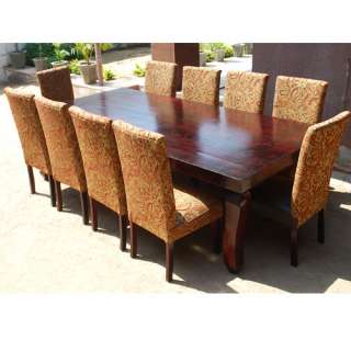 NEW Large Family 11 pc Dining Table Chairs Set Furniture for Big 10 