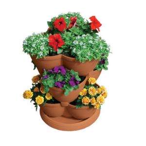   In. D X 24 In. H 30 Qt. Stackable Planter RZJMED0 