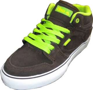 Emerica Skateboard Schuhe HSU Brown Green   Shoes Skater Schuhe 