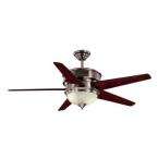 Home Depot   54 In. Flemish Pewter Ceiling Fan With Heater customer 