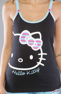 Hello Kitty Intimates The My BFF Short Set in Black and Blue 