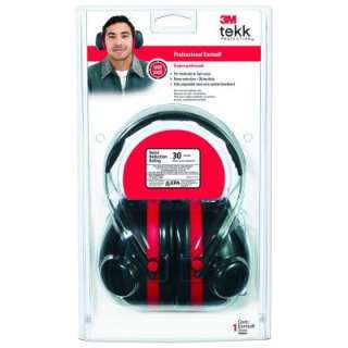 3M Tekk Protection Professional Black Hearing Protector 90561 80025T 