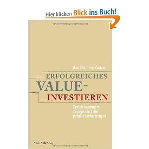 Erfolgreiches Value Investieren Geniale Investmentstrategien in 