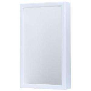 American Classics 15 In. Surface Mount Medicine Cabinet in White S1627 