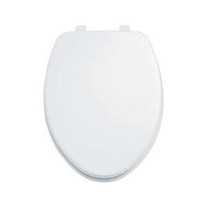 American Standard Laurel Elongated Closed Front Toilet Seat in White 