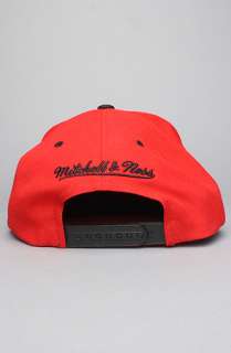 Mitchell & Ness The NHL Arch Snapback Hat in Red Black  Karmaloop 