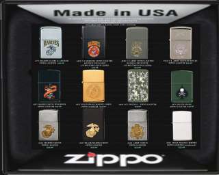 ZIPPO MARINE Military CREST Lighter NEW Genuine US made  