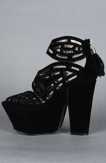 Sole Boutique The Gallista Shoe in Black Velvet  Karmaloop 