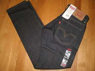   511 Skinny Jeans Black Extra Slim Fit Below Waist Rigid $58 New  