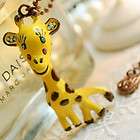 1pcs lovely crystal yellow deer necklace long style coat chain