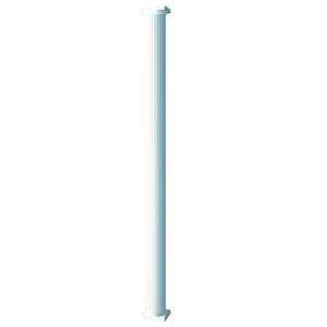 AFCO 8 ft. x 6 in. Aluminum Round Column with Cap and Base 006AC608 at 