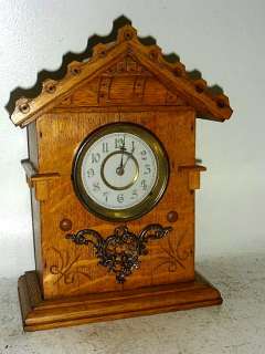 Kroeber Musical House Victorian Mantle Clock  1875  