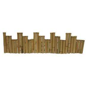 Backyard X Scapes 4 ft. Bamboo Border Edging (4 Pack) HDD BAME BB01 at 