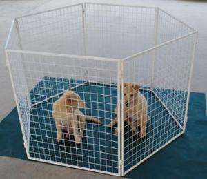Heavy Duty 31 Pet Dog Exercise Play Pen Strong Metal with Power Coat 
