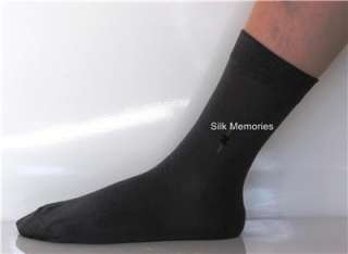 New Luxury Mens Boys SILK Socks Sz UK 6 10 Ski Thermal  