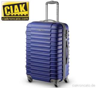 CIAK RONCATO (L) Reisekoffer Blau/NAVY,Trolley/Koffer, 4 Rollen/TSA 